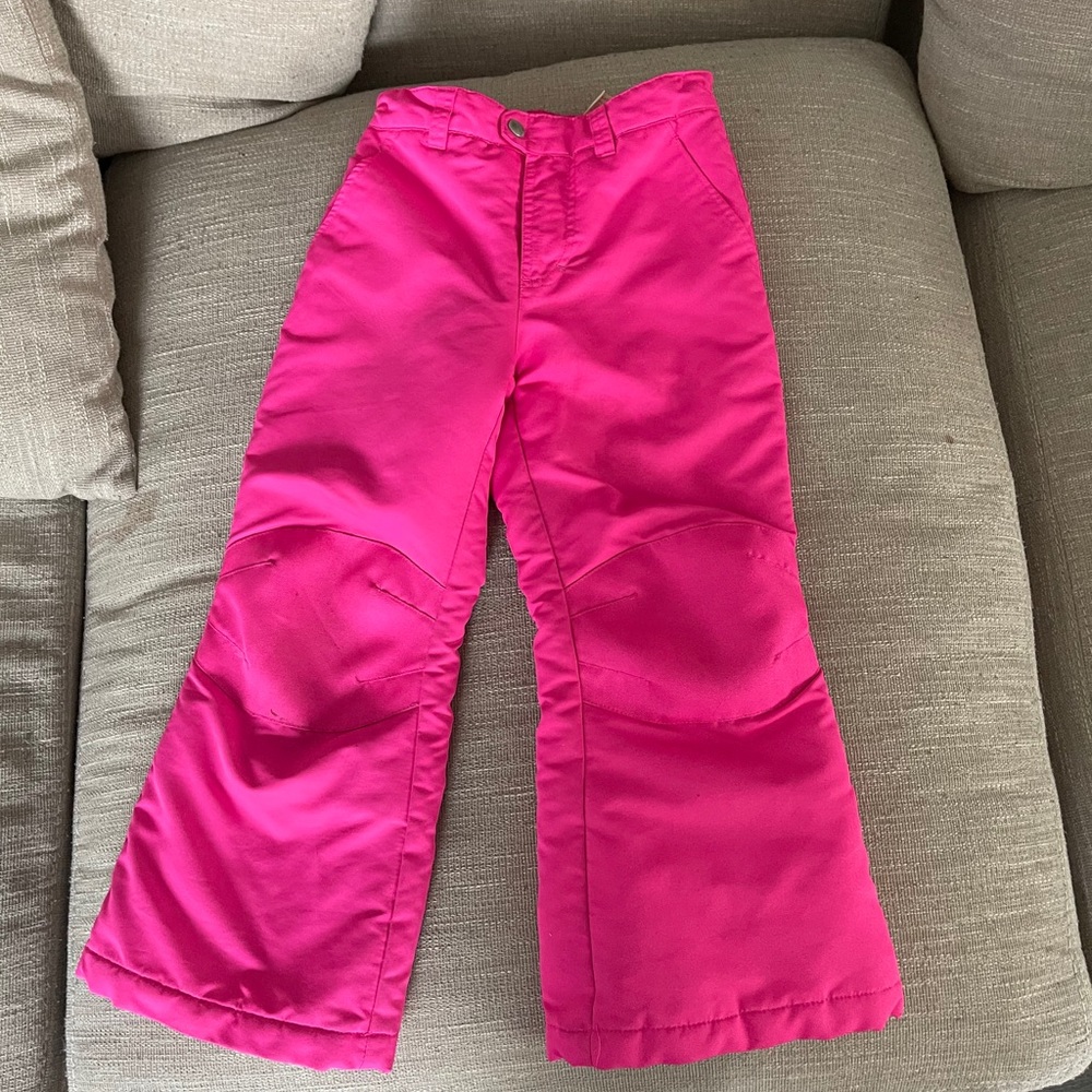 Girls snow pants pink